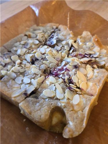 Cherry & Almond Blondies